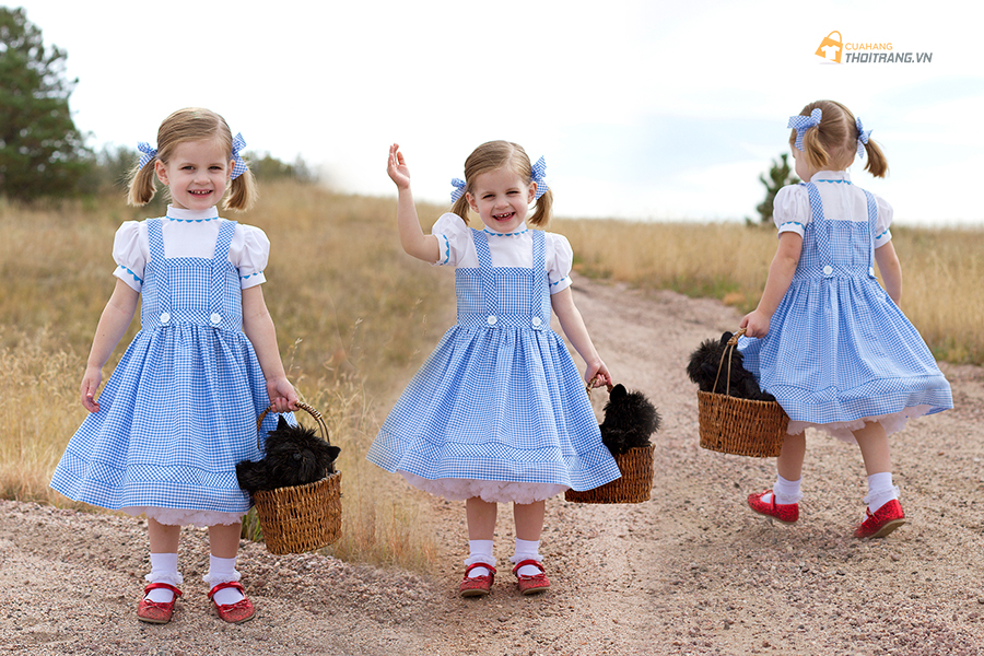 Halloween: Cách may trang phục Dorothy từ Phù thủy xứ OZ